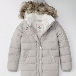 Girls Abercrombie Kids Parka Winter Jacket